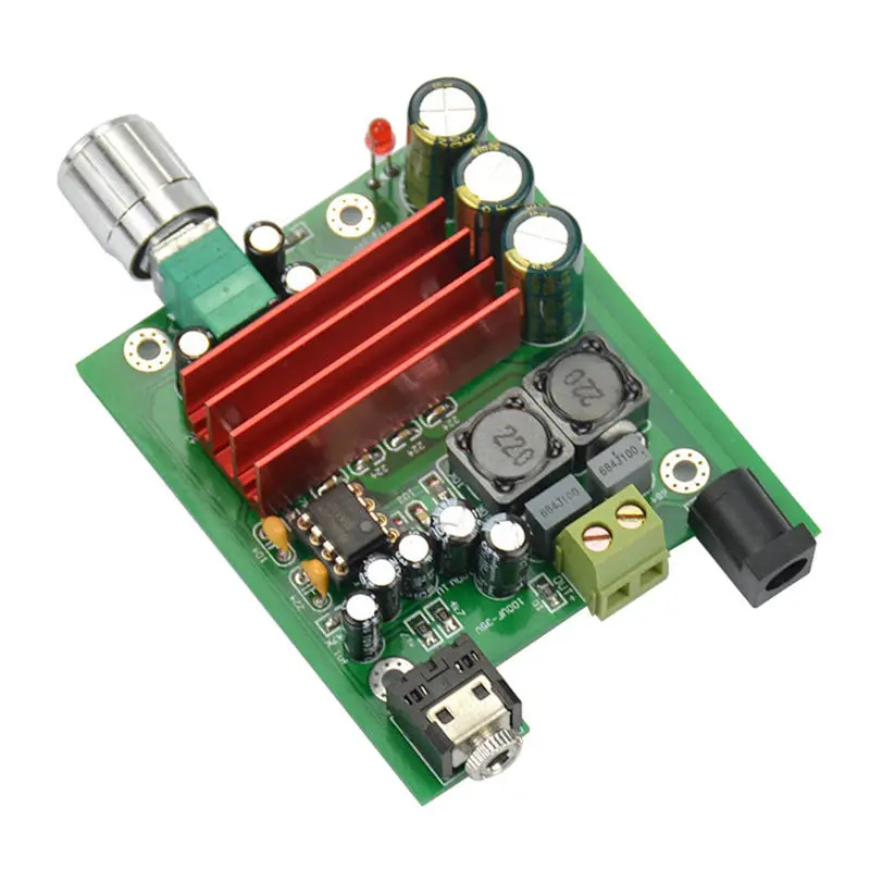 

Tpa3116D2 Subwoofer Digital Power Amplifier Board Tpa3116 Amplifiers 100W Audio Module Ne5532 Op Amp 8-25V