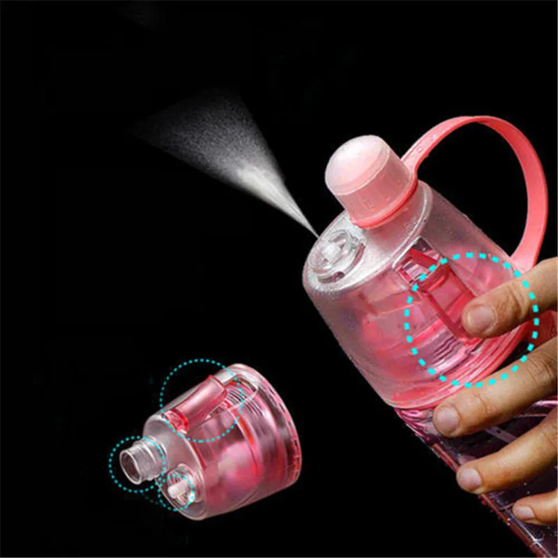 BPA Free My Spray Бутылка Для Воды Из тританового пластика с насадкой для занятий спортом на открытом воздухе 400 мл 600 мл Посуда для напитков