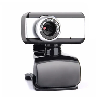 

USB Computer Camera 360 ° All-Round Rotating Camera HD 480P Webcam with Microphone