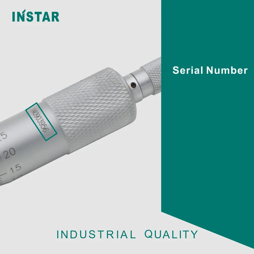 Description Picture 6 of itemINSTAR Depth Micrometer 0-25mm 0-50mm 0-100mm 0-200mm 0.01mm Flat End Industrial Quality Stainless Steel Micrometer Ball End