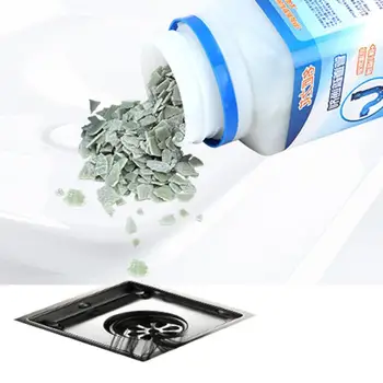 

1PC Powerful Pipe Dredge Agent Kitchen Sewer Does Not Hurt Hands Alkaline Deodorant Toilet Clogging Sterile Clean Active Powder