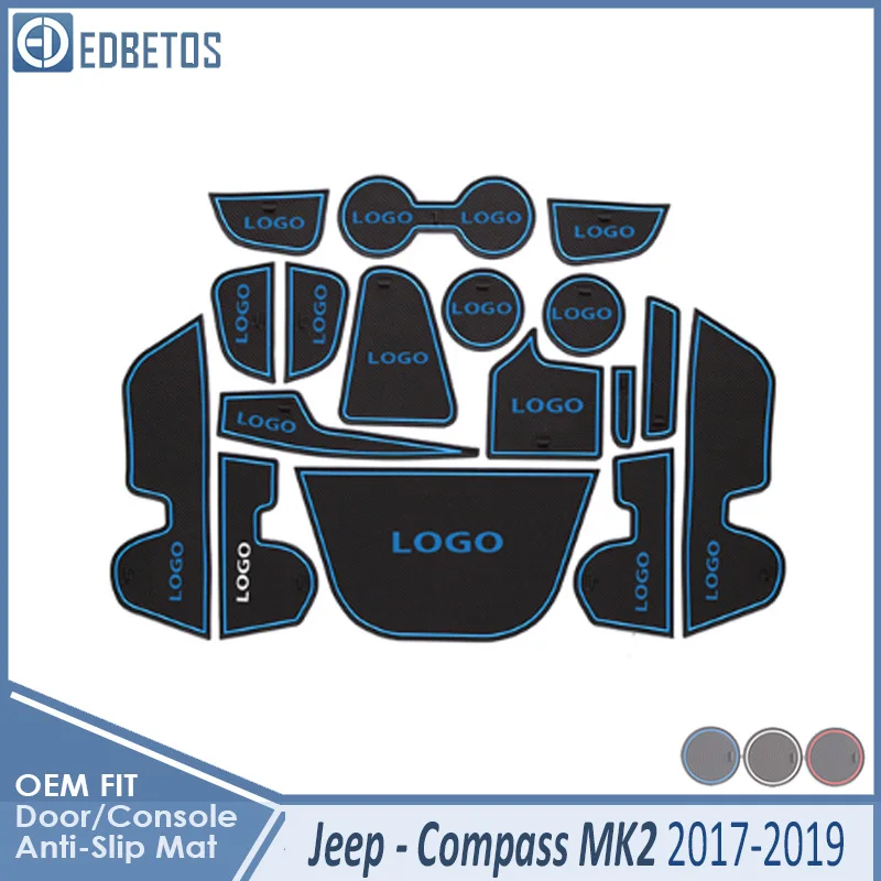 Защитный щит от грязи для Jeep Compass MK2 2nd Gen Мобильные аксессуары подложки затворный слот каботажное судно, антискользящее покрытие