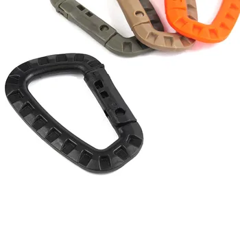 

Mini Climbing Carabiner Clip Outdoor Hiking Equipment Militery Survival Kit High Bearing
