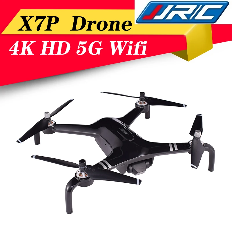JJRC X7P умный gps Радиоуправляемый Дрон 5G wifi 1 км FPV 4K позиционная камера двухосный карданный Радиоуправляемый Дрон Квадрокоптер Flight 25mins черный/белый