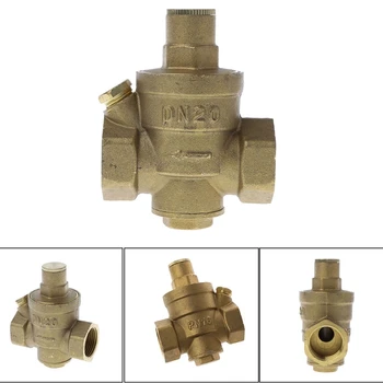 

DN20 1/2\" Adjustable Brass Water Pressure Reducing Regulator Valve PN 1.6 A6HB