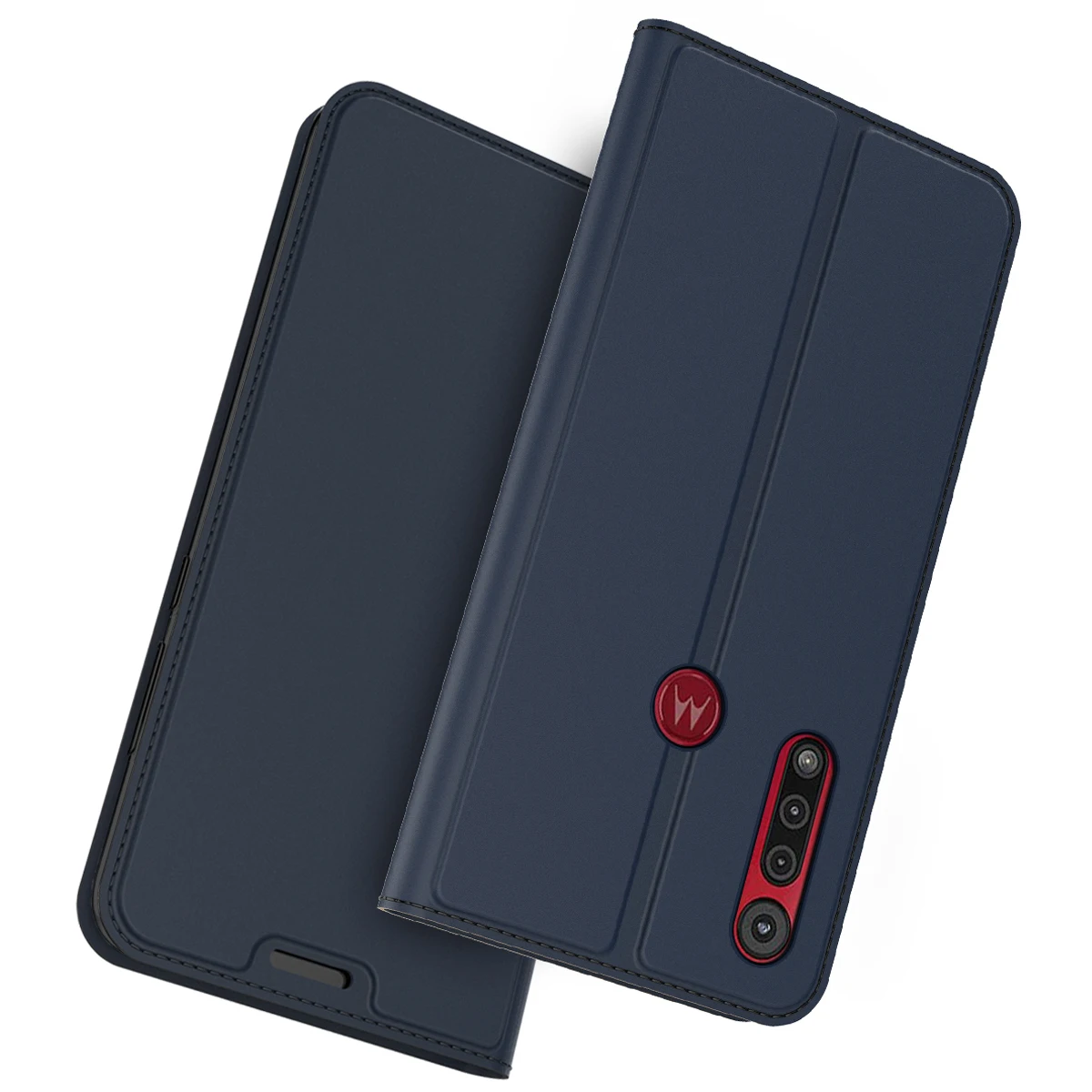 Для Motorola Moto G8 Plus G8 Play чехол из искусственной кожи Ультратонкий флип-чехол с подставкой и отделениями для карт чехол-кошелек для Moto G8 Plus Moto G8 Play