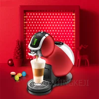 Red Capsule Coffee Machine 6-10 Cups 1500W Home Office Fully Automatic Electric Coffee Machine 220V Milk Tea Shop Dessert Shop 2