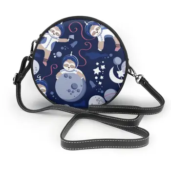 

NOISYDESIGNS Space Animals Indigo Shoulder Messenger Bag School Supplies for Girls Girls Biys Shopping Bags Mochila Infantil