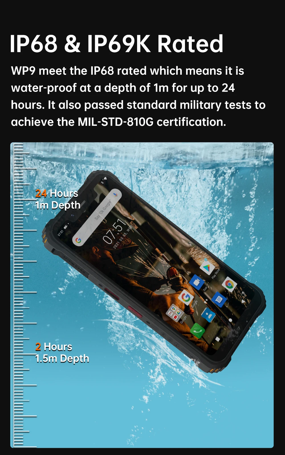 cheap android cell phones Rugged 4G LTE NFC Smartphone Oukitel WP9 6G+128G 5.86" HD+ 8000mAh Android10 Mobile Phone 16M/8M Camera Octa Core Smart Phone tmobile android phones