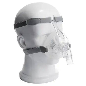 

Free Shipping Common connector Full Silicon Mask For CPAP Auto CPAP BiPAP Ventilator Sleep Universal Cushion Pad Anti Snoring