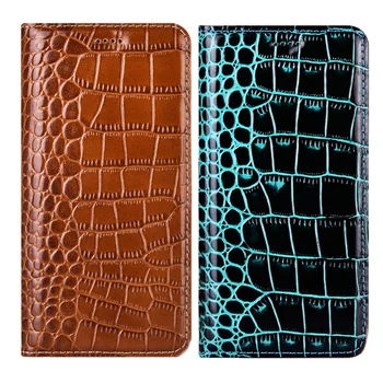 

Crocodile Genuine Leather Phone Case For Xiaomi Redmi 4X 4A 5 Plus 7A Note 4 4x 5 6 7 8 Pro 8T K20 Pro Coque Business Cover Case