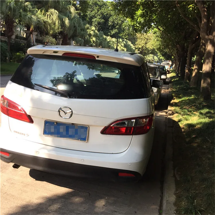 

For Mazda 5 2011 2012 2013 2014 2015 Car Decoration Unpainted Rear Spoiler High Quality ABS Material Roof Tail Wing