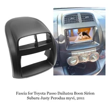 Cadre d'autoradio stéréo 2din pour SUBARU Justy/TOYOTA paso/DAIHATSU Boon/Sirion, DVD, cadre d'installation du tableau de bord