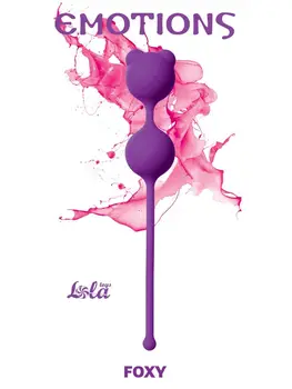 

Purple vaginal balls Emotions Foxy