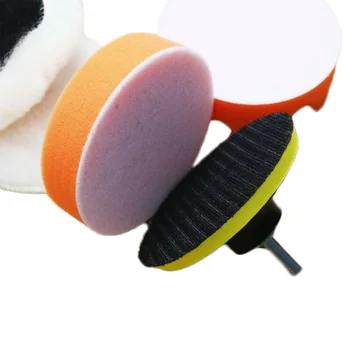 

Car Polisher Pad Buffing Kit Drill Shank Sponge Professional 6PCS 100mm/4\\\"