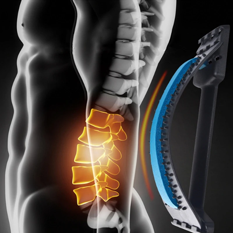 Массажер для спины Растяжитель фитнес-массажное оборудование растягивающее расслабляющее Растяжитель поясничная поддержка позвоночника обезболивающий корректор забота о здоровье