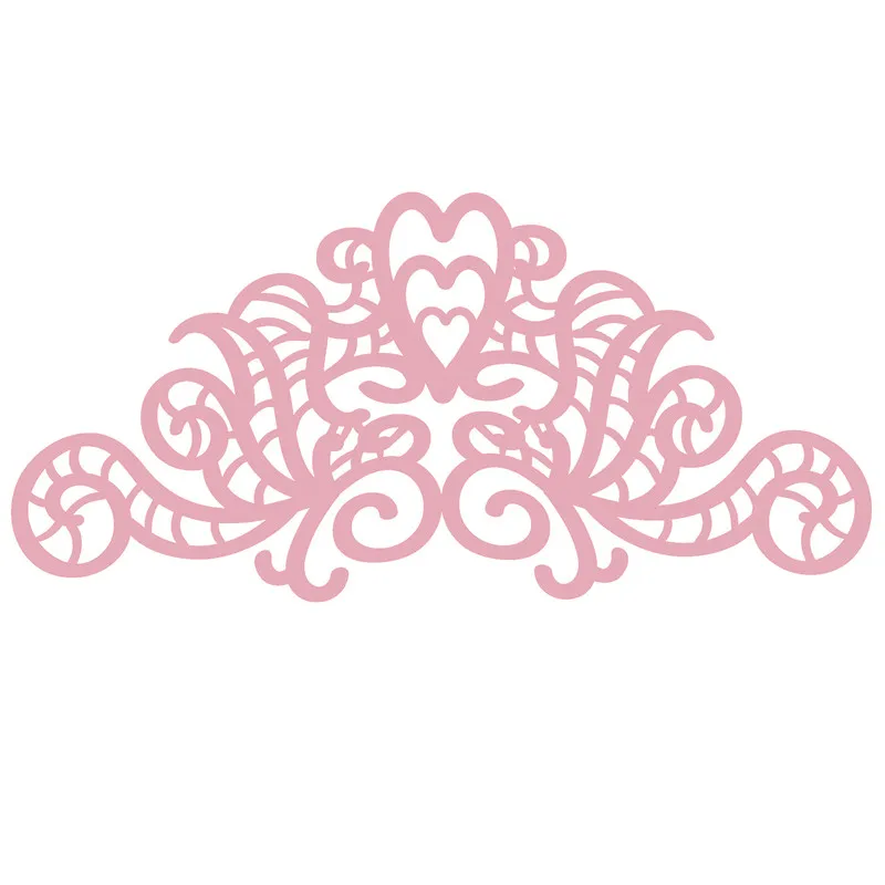YaMinSanNiO Crown Dies Flower Lace Edge Metal Cutting New 2019 for DIY Scrapbooking Photo Album Embossing Decor Craft | Дом и сад