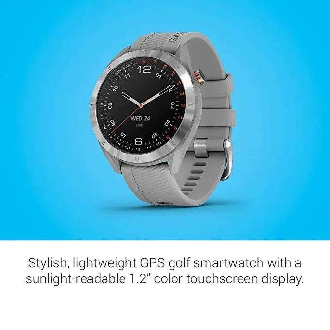 Оригинальные часы для гольфа с GPS Garmin подход S40 стильные умные легкие сенсорным