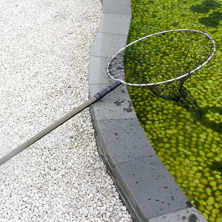 

Aluminium Alloy Dip Net Close Eye Three-section Landing Net Head Retractable Positioning Landing Net Head Fish Catching Landing
