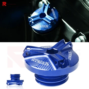 

XT225 SEROW Motorcycle Engine Oil Drain Plug Sump Nut Cup Oil Fill Cap Cover For YAMAHA SEROW225 1999-2004 2000 2001 2002 2003