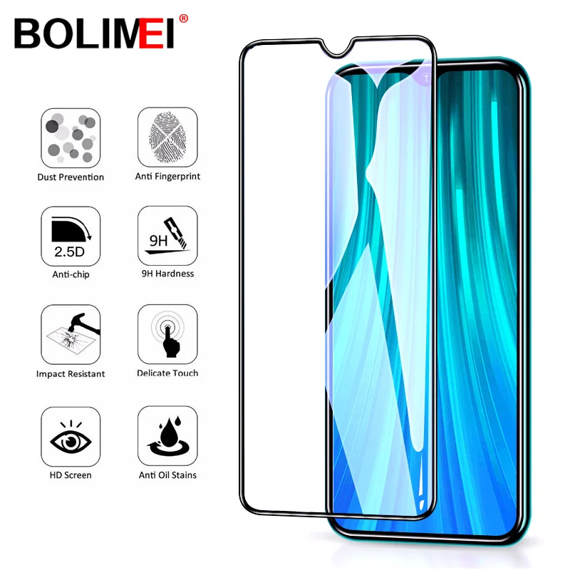 

3D Full Cover Glass for Xiaomi Redmi Note 8 7 6 Pro Screen Protector Tempered Glass for Xiaomi Redmi K20 Pro S2 Protective Film