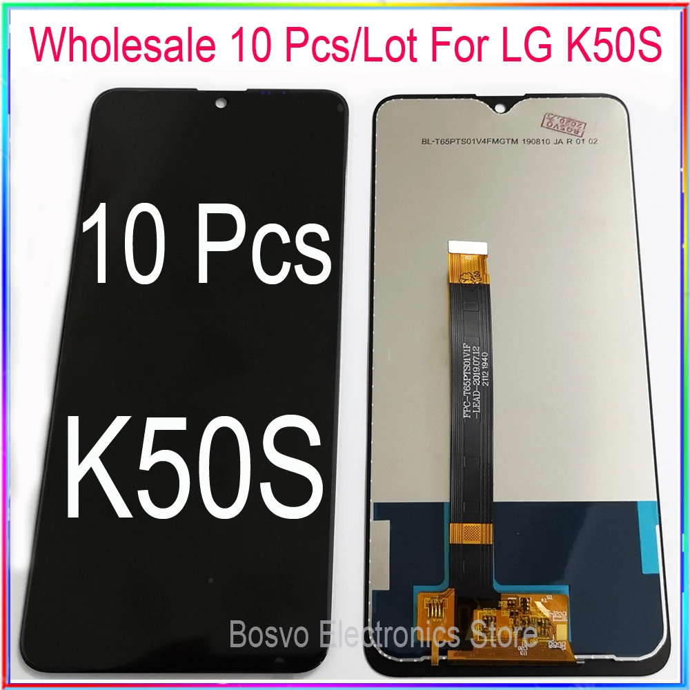 Оптовая продажа 10 шт./лот для LG K50S ЖК-дисплей с сенсорным цифровым