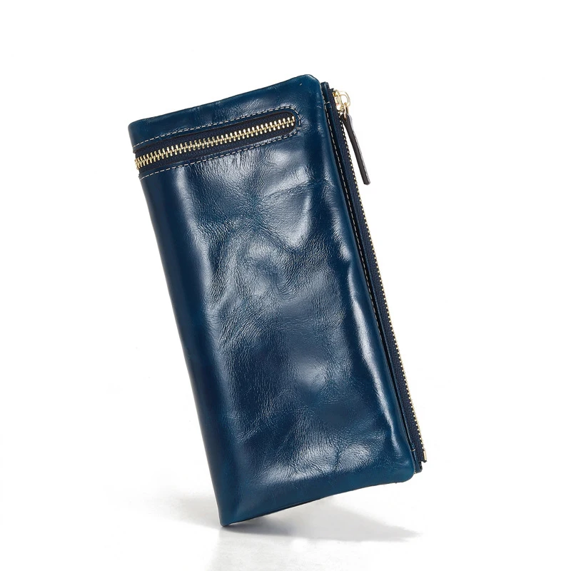 

Lady Wallets Split Leather Purse Money Bag Large Capacity Clutch Bag Fashion Long Purses High Quality Wallet for Women Luxury