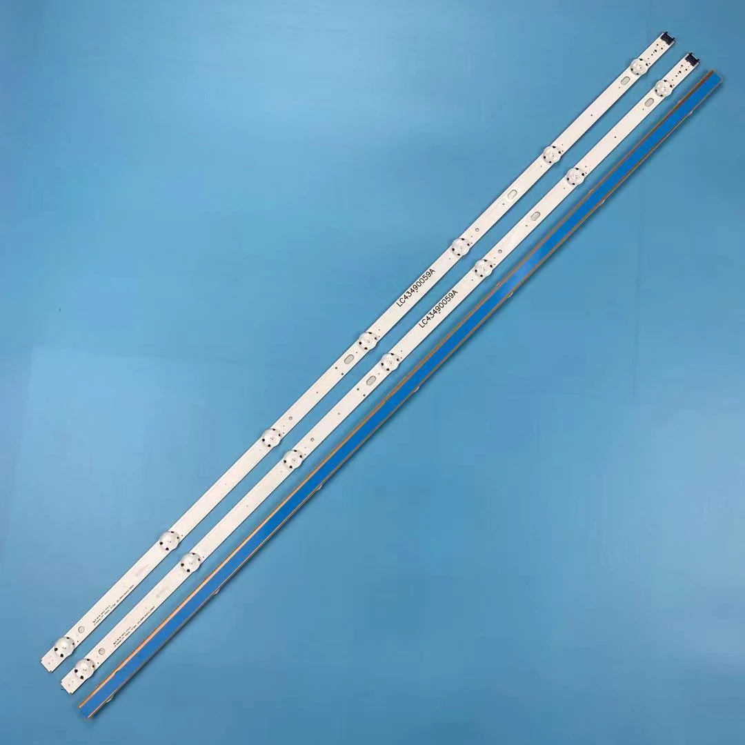 Новый комплект 3 шт. 7 светодиодный лент 830 мм для подсветки LG 43UK6300PLB 43UJ651V 43UJ701V 43uj65 _
