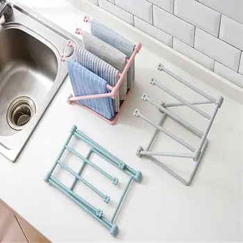 

New Foldable Vertical Rag Mug Rack Holder Cup Storage Stand Kitchen Organizer