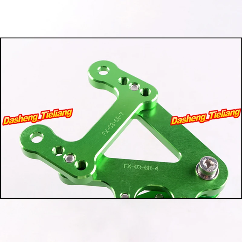 Adjustable Foot Pegs Rear Set Footrests Replacement Kit For Kawasaki Ninja ZX6R 2003 2004 Motorcycle Accessory Parts
