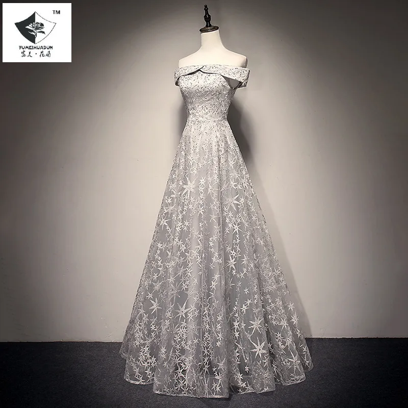 Bridesmaid Dress/Women Korean-Style dresses/Elegant Lady off-Shoulder dress/Slim-Fit Banquet dresses/Evening Dress/party dress Bridesmaid Dress/Women Korean-Style dresses/Elegant Lady off-Shoulder dress/Slim-Fit Banquet dresses/Evening Dress/party dress