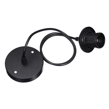 

90CM E27 Pendant Light Socket LED Bulb Adapter Ceiling Lamp Holder for Hotel Restaurant Home Decoration AC100-220V Conversion