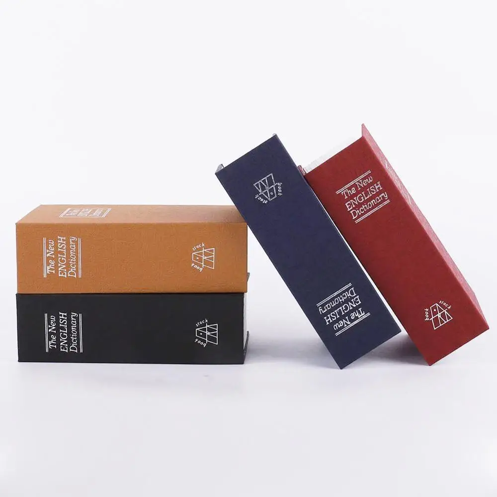 1PC Storage Safe Box Dictionary Book Bank Money Cash Jewellery Hidden Secret Security Locker With Key Lock Drop Shipping 1PC Storage Safe Box Dictionary Book Bank Money Cash Jewellery Hidden Secret Security Locker With Key Lock Drop Shipping