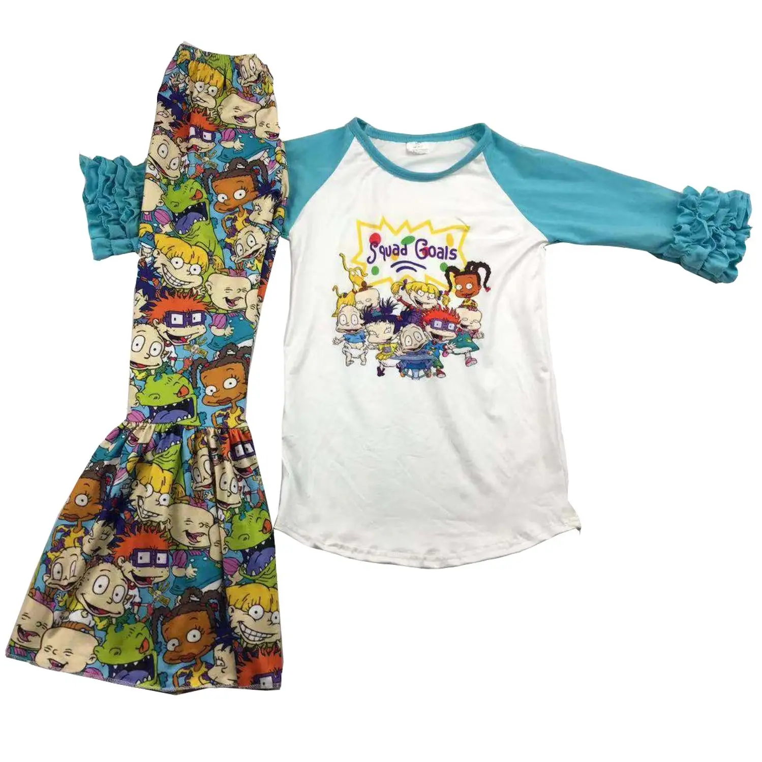 2020 г. изящная милая детская одежда для малышей брючный костюм с длинными рукавами
