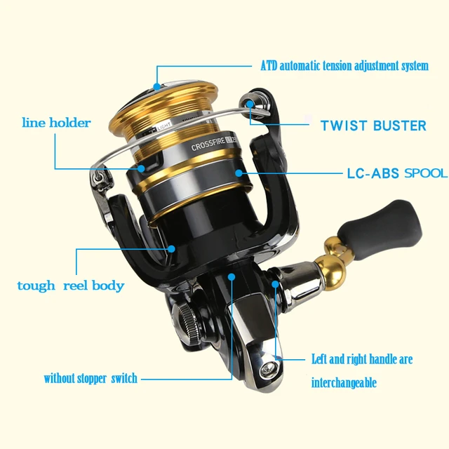 Daiwa Crossfire Reel, Daiwa Spinning Reel, Daiwa Crossfire Lt