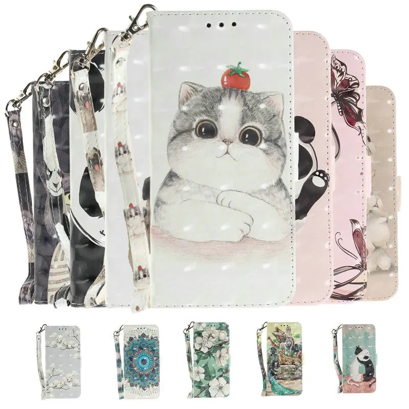 

3D Cute Wallet Leather Cover for Xiaomi Redmi Note 8T Case Redmi Note8 Flip Cover Shockproof Funda Redmi Note 8 T NoteT8 Armor