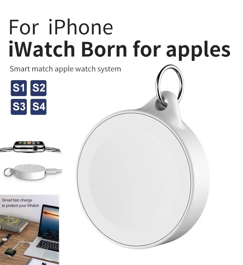 Внешний аккумулятор DishyKooker для Apple Watch беспроводное зарядное устройство
