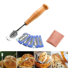 Изогнутый резак для хлебобулочных изделий тестосмесительная бритвы фрезы для выпечки Кухня аксессуары Кухня инструменты багет Ножи резки Ножи