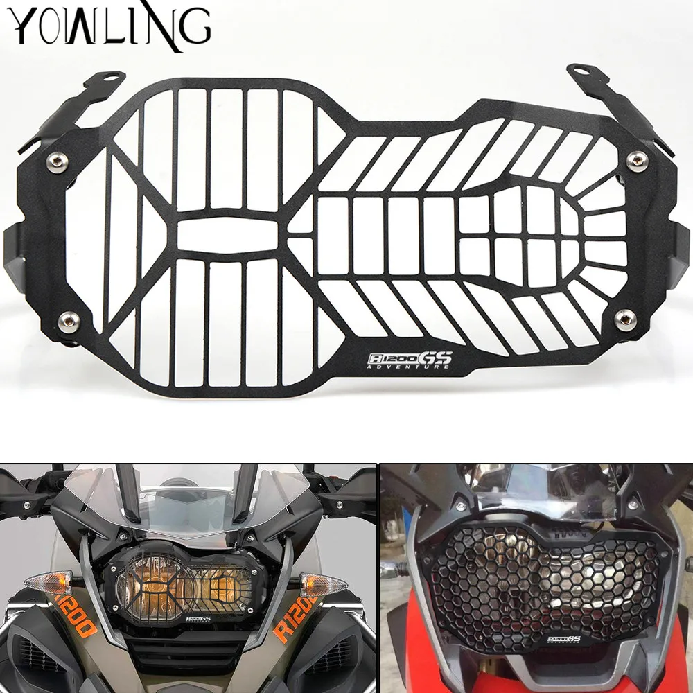 Hot Motorcycle Headlight Head light Grill Guard Cover Protector For BMW R1200GS 2013 2014 2015 2016 R 1200GS 1200 GS ADVENTURE
