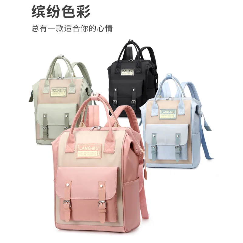 

2019 Autumn And Winter New Style Fashion Nursing Mommy Bag Large Capacity Multi-functional Backpack Anti-Theft Portable Storage