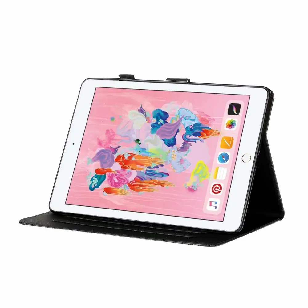 Умный чехол для нового IPad 10,2 дюймов чехол для Apple IPad 10,2 дюймов модный PU кожаный чехол поколение Coque Fanda+ ручка