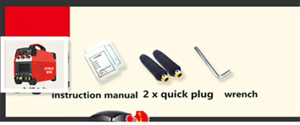 Package A 220V TIG сварочный аппарат 20-250A ММА IGBT палка инвертор для сварки - Цвет: Package A