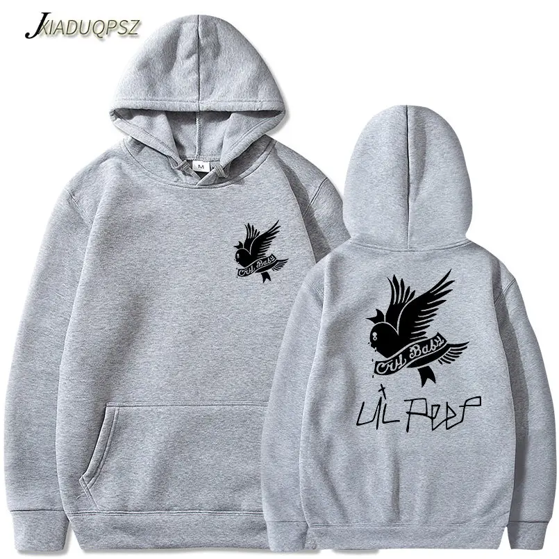 Lil Peep/толстовки с капюшоном Love lil. peep для мужчин/женщин, пуловер с капюшоном, свитшоты для мужчин/женщин, sudaderas cry, детские толстовки с капюшоном - Цвет: WM34-36 Grey