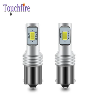 

2Pcs P21W 1156 BA15S 1157 BA15D 7440 W21W 7443 WY21W 3570 LED Chip Canbus External Bulb Car Auto Replace Light for Truck White
