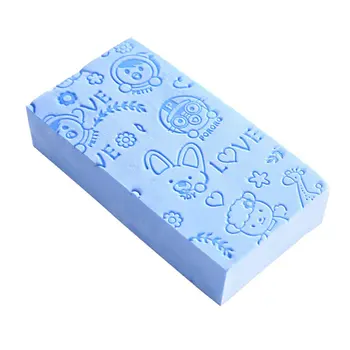 

Portable Size Children Baby Body Cleaning Shower Wash Sponge Comfortable Exfoliating Body Cleaning Scrubber Cleaning Tool