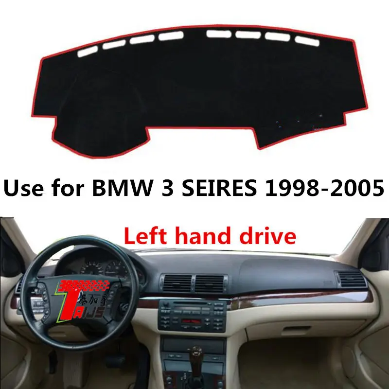 Чехол Taijs для приборной панели автомобиля с левым рулем BMW 3 серии 1998-2005 хорошее