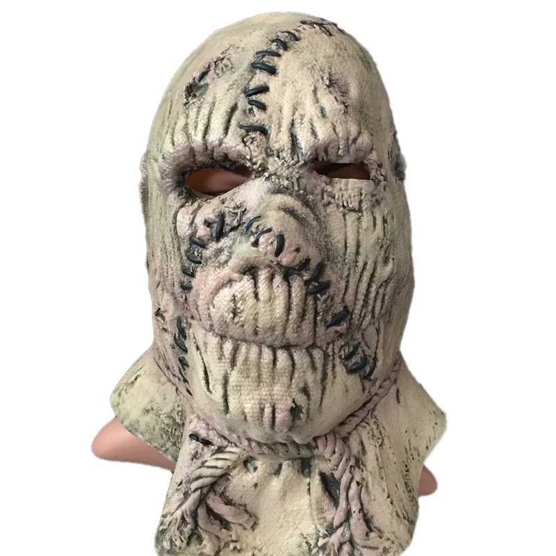 Halloween Zombie Mask Props Grudge Ghost Hedging Zombie Mask Realistic Masquerade Halloween Mask Long Hair Ghost Scary Mask