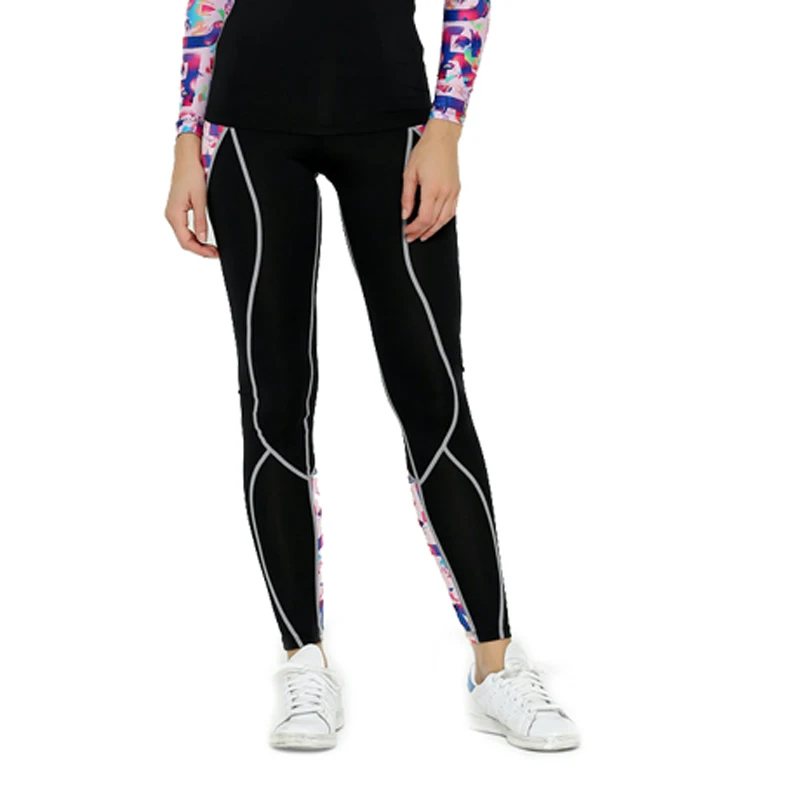 

Sexy Women's Gym Fitness Black Leggings Running Sports Breathable Compression 3d printed Exercise Dry Quick Jogging Pants