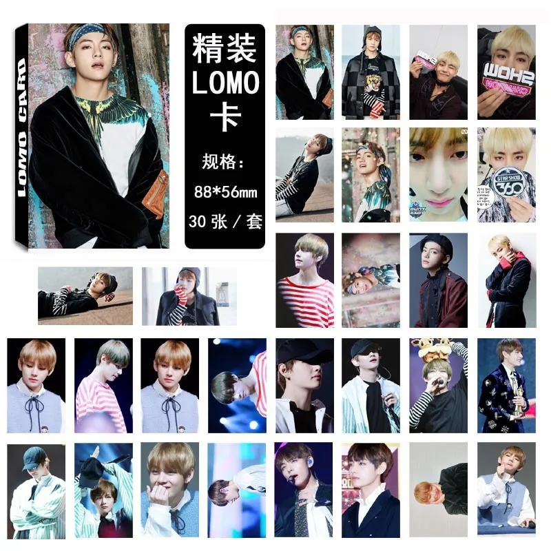 30 шт./компл., модные kpop bangtan boys, Фотокарта, высокое качество, HD альбом, Фотокарта bangtan boys, K-POP, кровяные слезы, альбом
