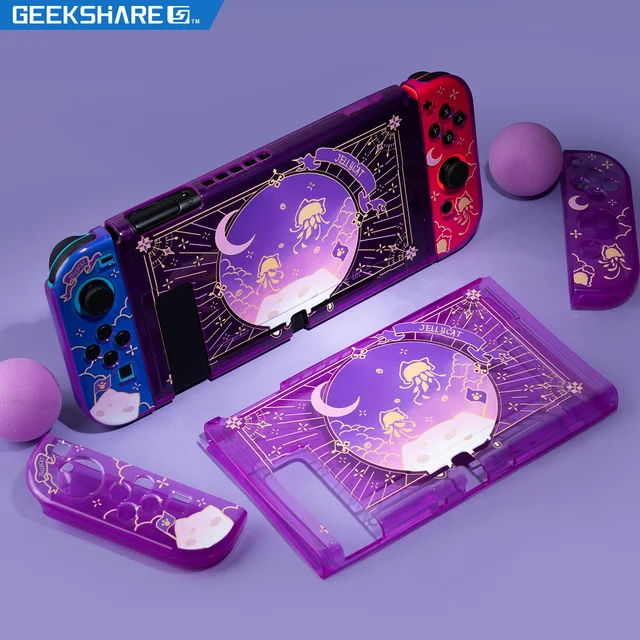 Jellyfish Violet Nintendo Switch Cover 1